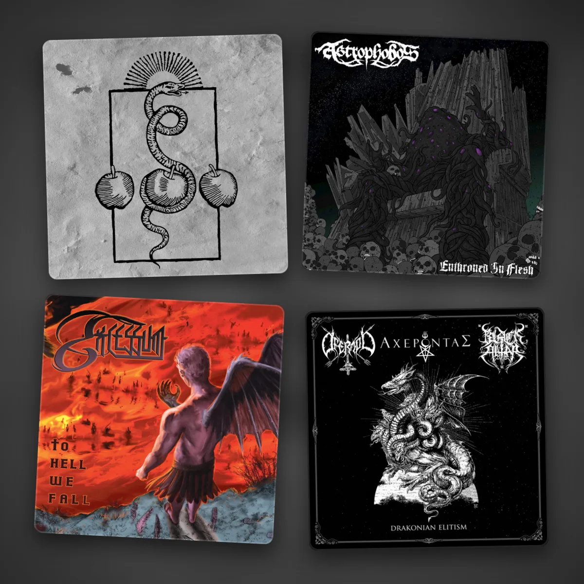 dark black metal
